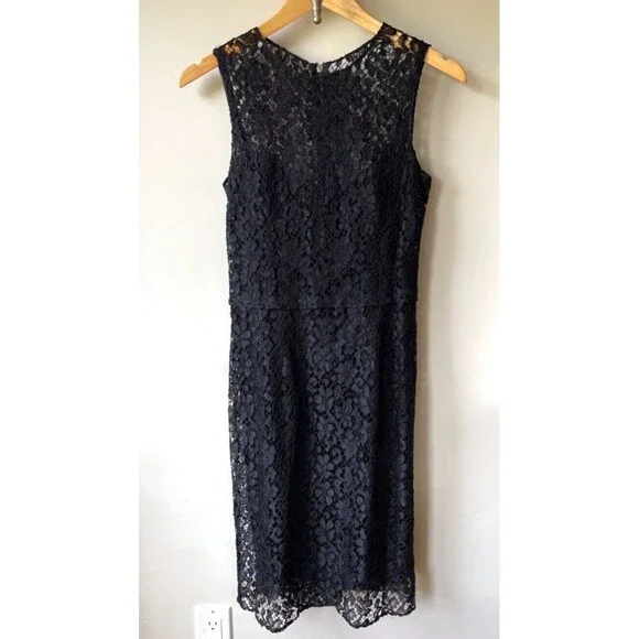 Dolce & Gabbana | Dresses | Dolce Gabbana 2piece Black Lace Dress With  Separate Slip Made In Italy S | Poshmark